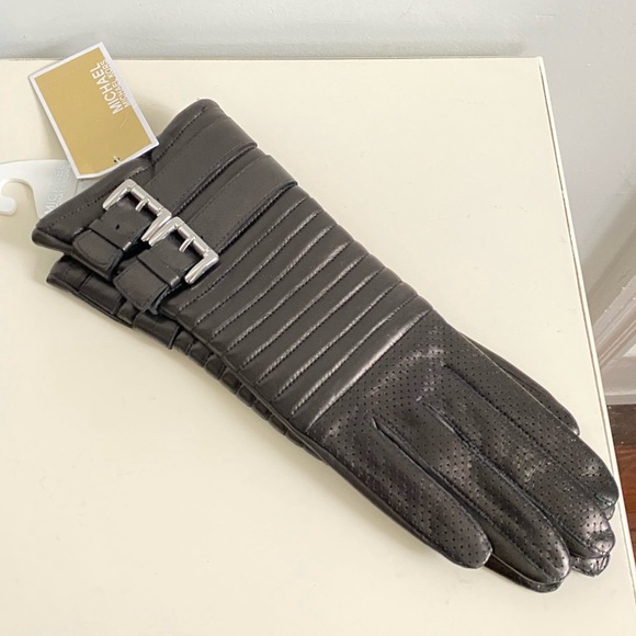 MICHAEL Michael Kors Accessories - Michael Kors Leather Gloves
